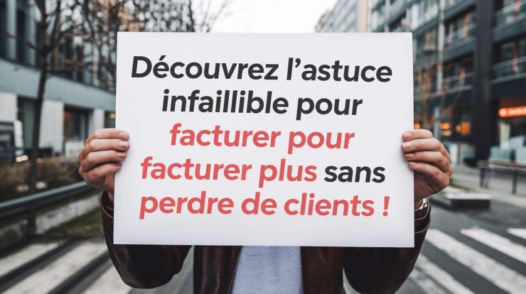 Découvrez l'Astuce Infaillible Pour Facturer Plus Sans Perdre de Clients !