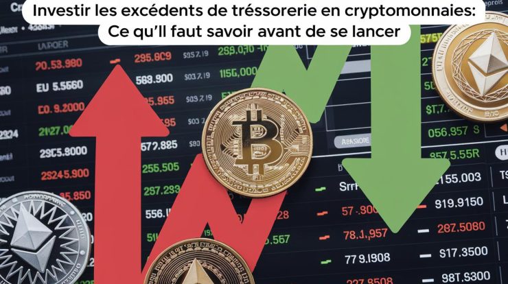 Investir les excédents de trésorerie en cryptomonnaies : ce qu’il faut savoir avant de se lancer